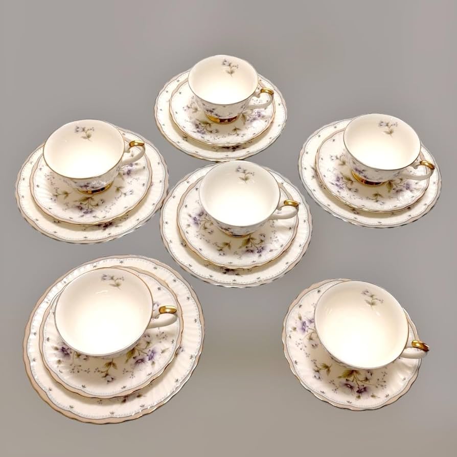 Amazon.co.jp: HOYA Hoya Flush Ivory Cup & Saucer & Plate